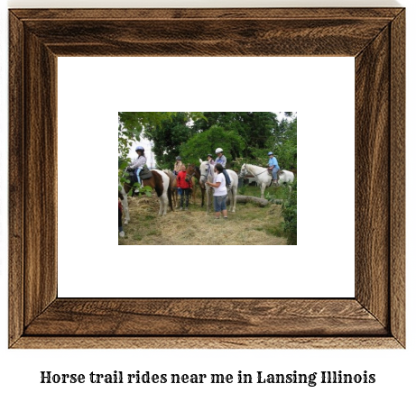 horse trail rides near me in Lansing, Illinois